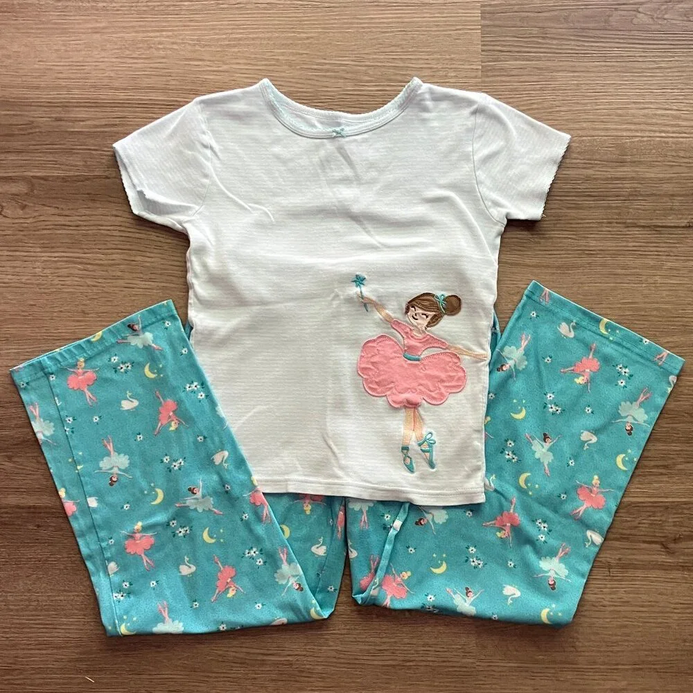 Carter's Ballerina Short-Sleeve Pajamas Size: 10